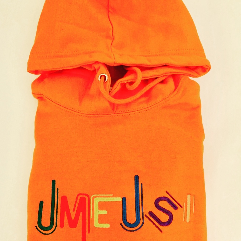 UMEUSI color tag hoodie. Brand New Never Worn